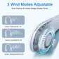 Hands-Free Neck Fan | Powerful 360° Cooling Fan | Bladeless Neck Fan for Kitchen | Rechargeable USB Mini Fan for Summer, Sports & Travel Outdoors